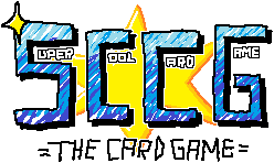 The logo for Super Cool Card Game (SCCG).